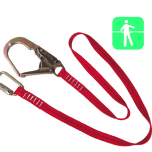 Slinga para Arnés de Seguridad "POSICIONAMIENTO" 1.8mt. 1 Gancho Grande ACERO FORJADO / 1 Mosquetón ACERO FORJADO. Zubi-Ola®